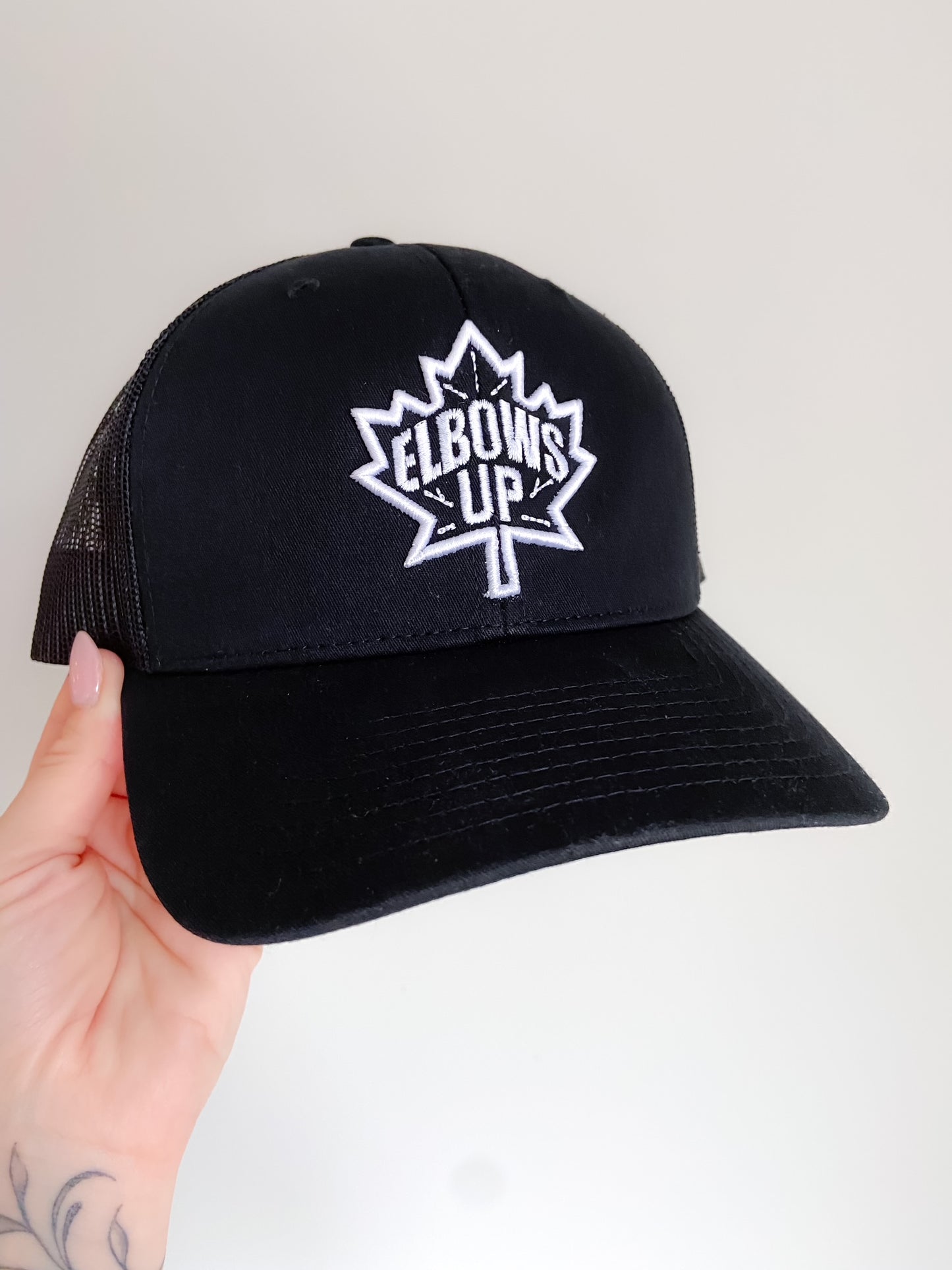 Elbows Up 3D Cap