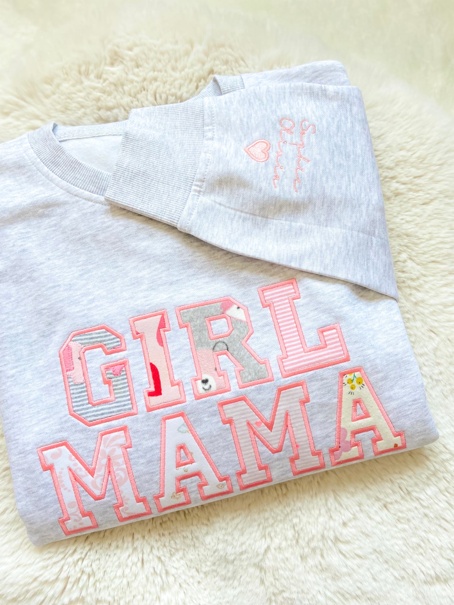 Custom Keepsake Appliqué Embroidered Sweater