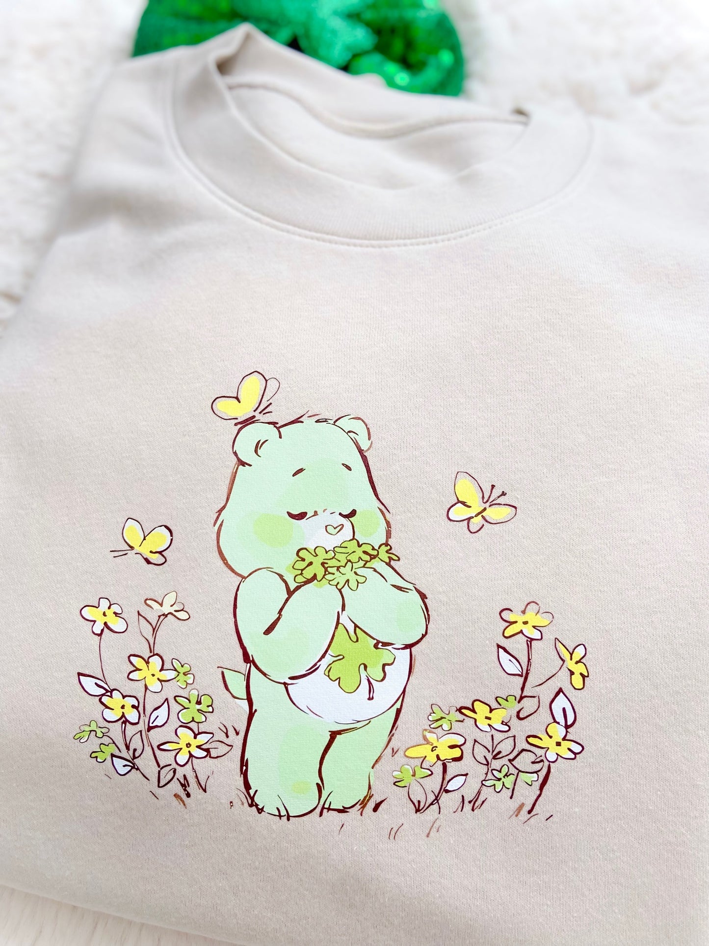 Lucky Bear Clover Sweater