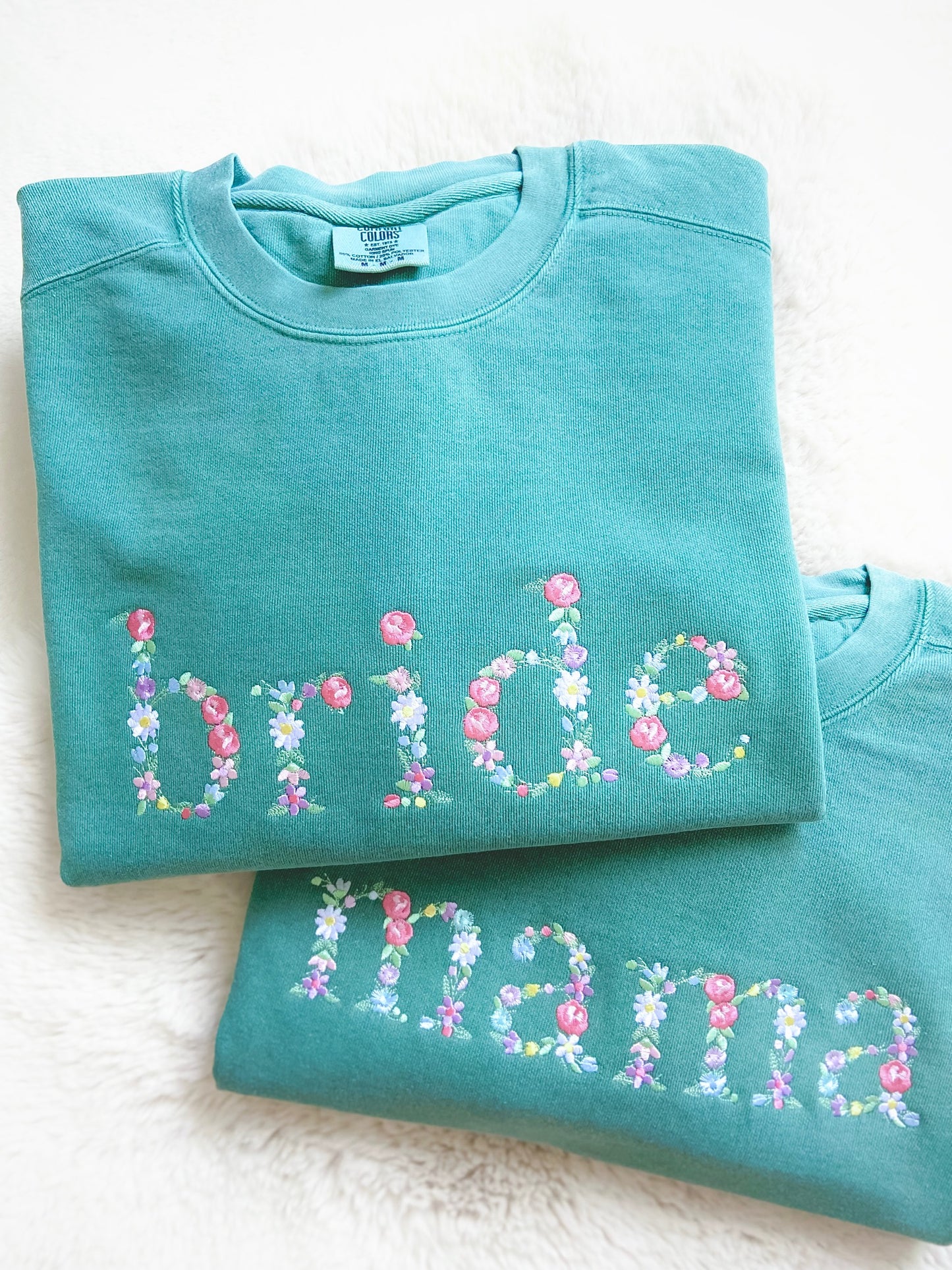 Custom Floral Embroidered Vintage Sweater