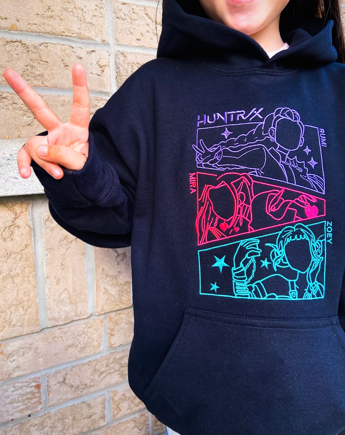 HUNTR/X Embroidered Sweater