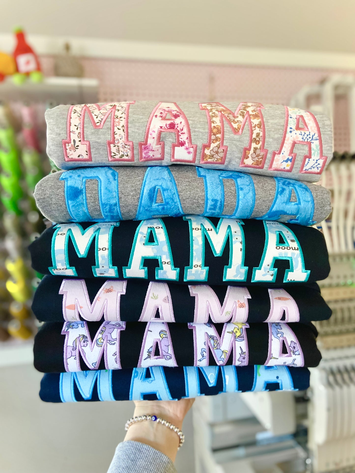 Custom Keepsake Appliqué Embroidered Sweater