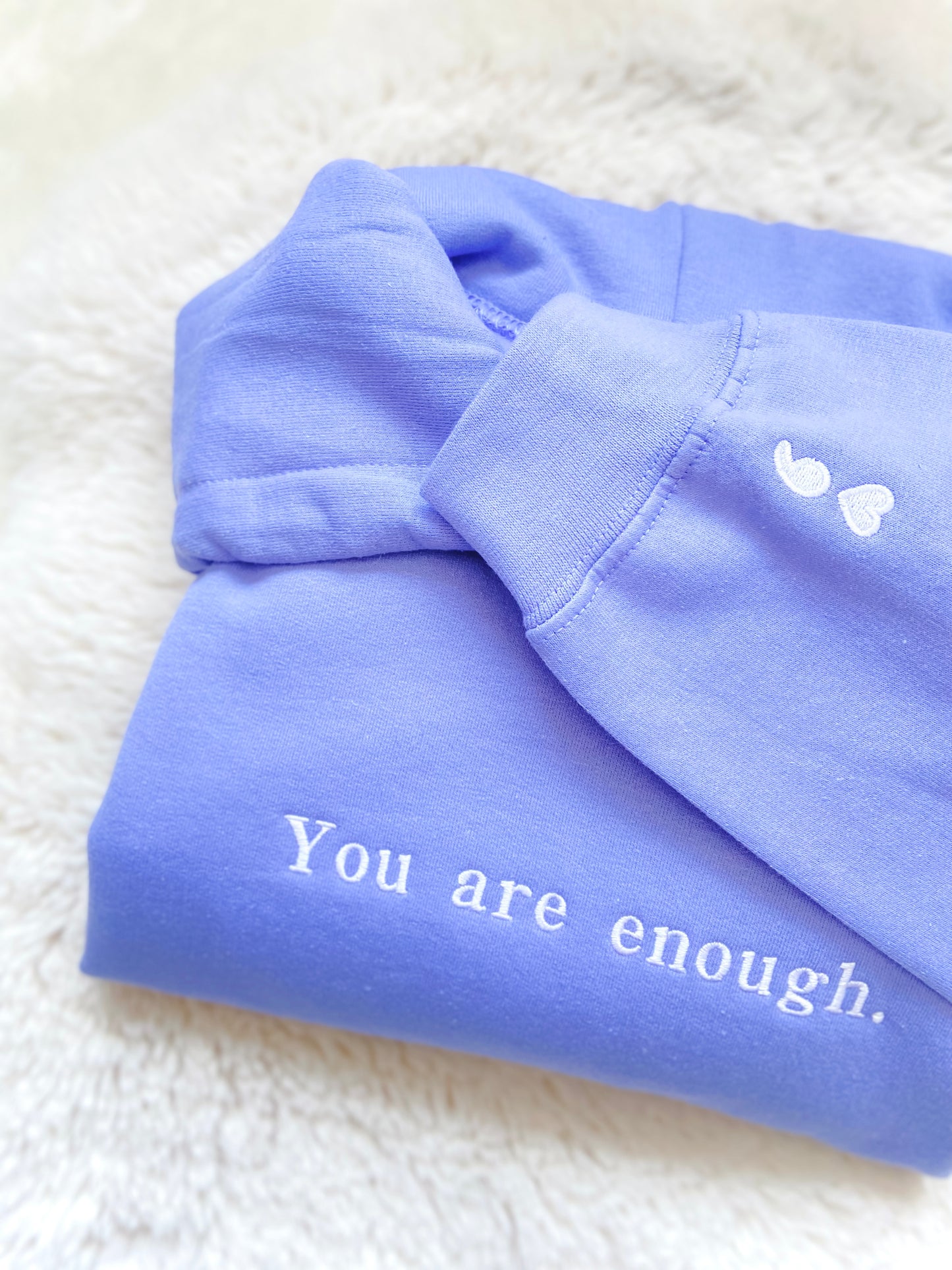 Limited Edition You are Enough ; Embroidered Sweater