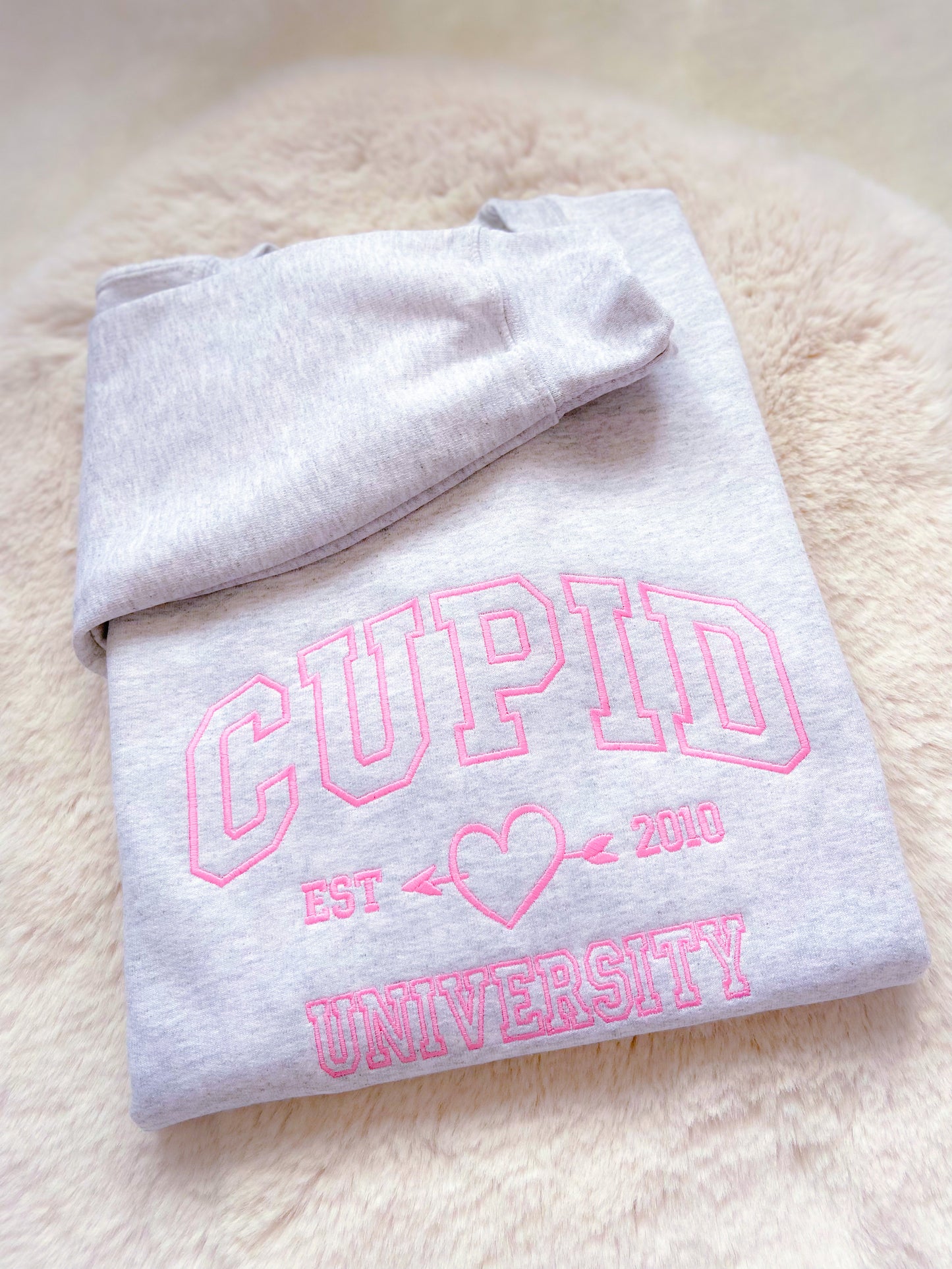 Cupid Custom Year Embroidered Sweatshirt