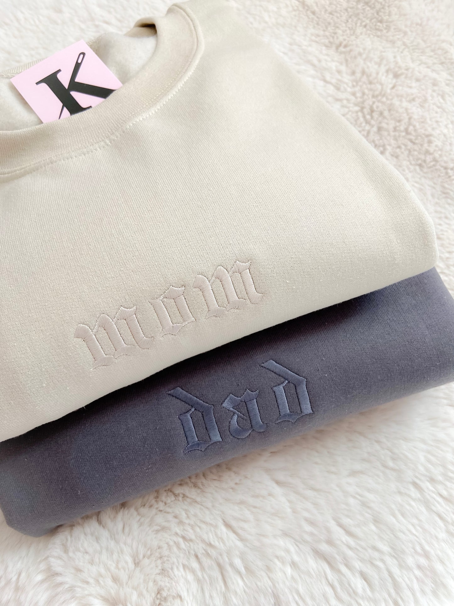 Custom Embroidered Minimalist Sweatshirt