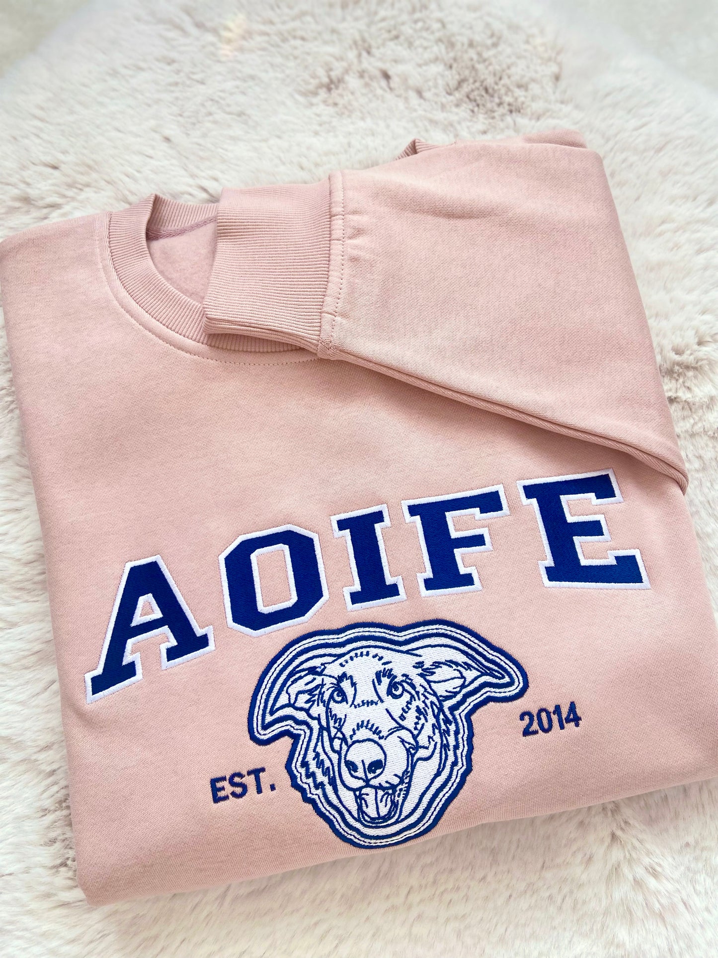Custom Pet Embroidered Sweatshirt