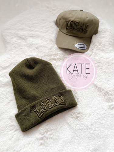 LOCAL 3D Puff Embroidered Beanie