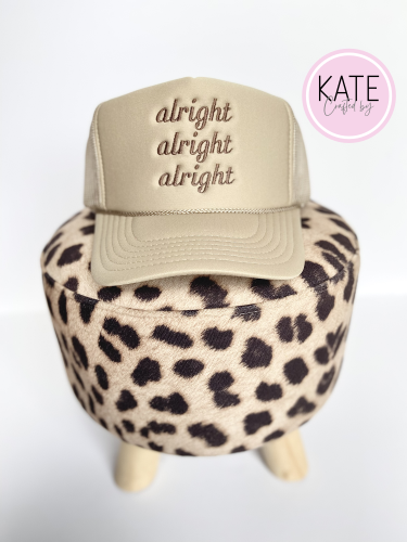 Alright, Alright, Alright Vintage Trucker Snapback