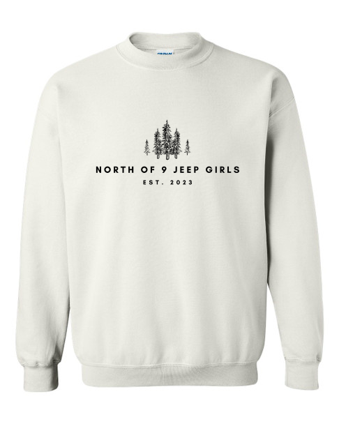 North of 9 Embroidered Adult Crewneck