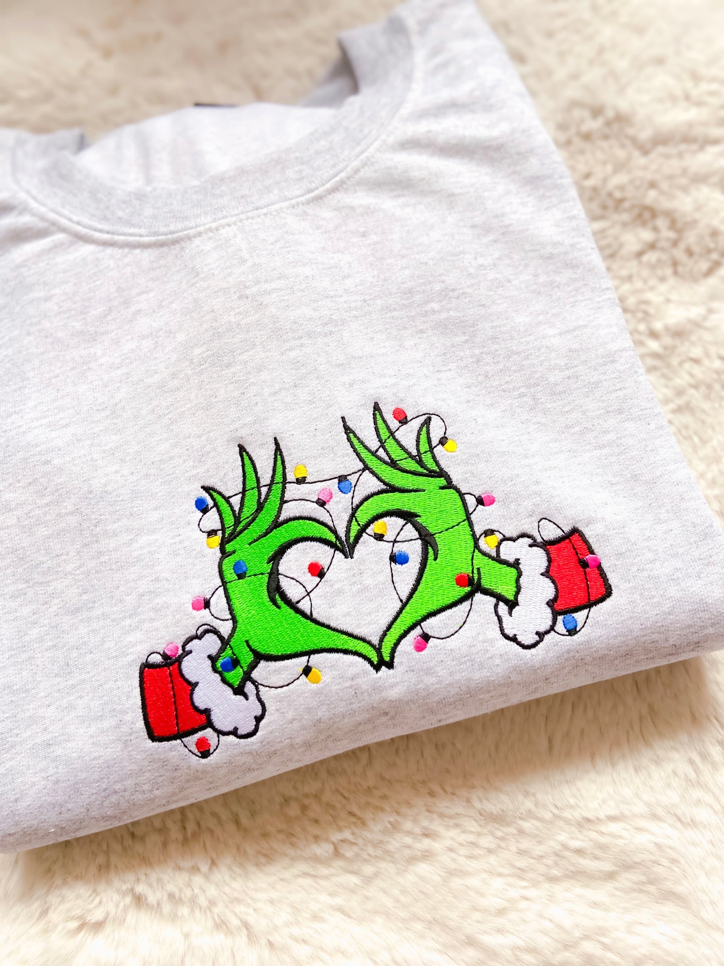 Grinch Heart Holiday Sweater
