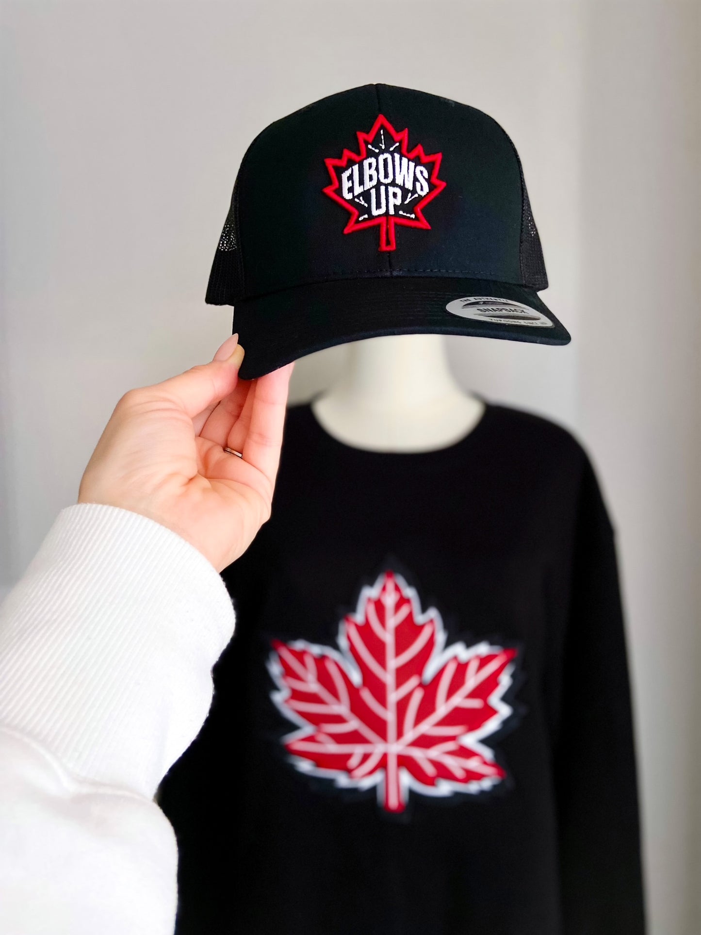 Elbows Up 3D Cap