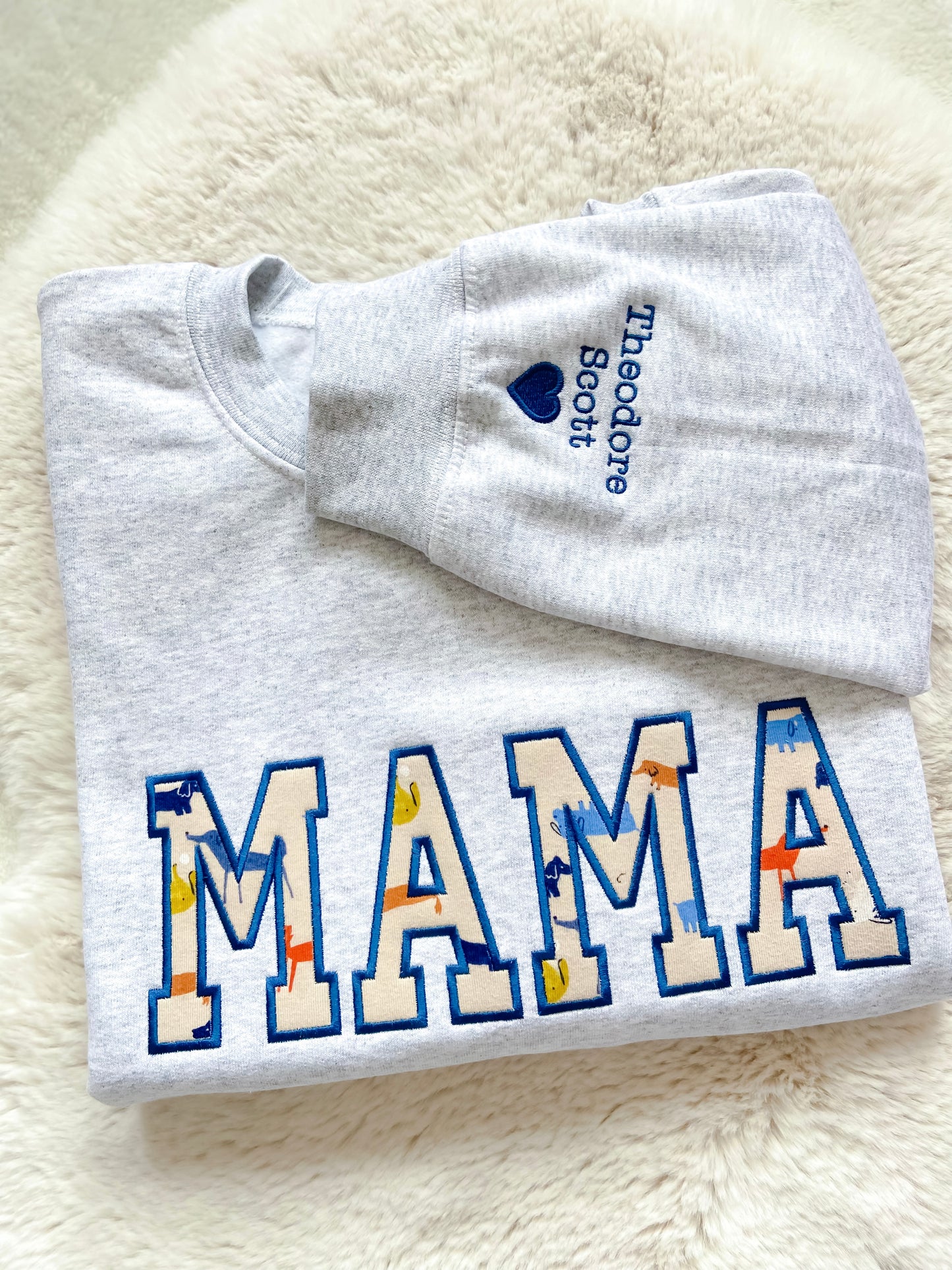 Custom Keepsake Appliqué Embroidered Sweater