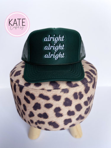Alright, Alright, Alright Vintage Trucker Snapback