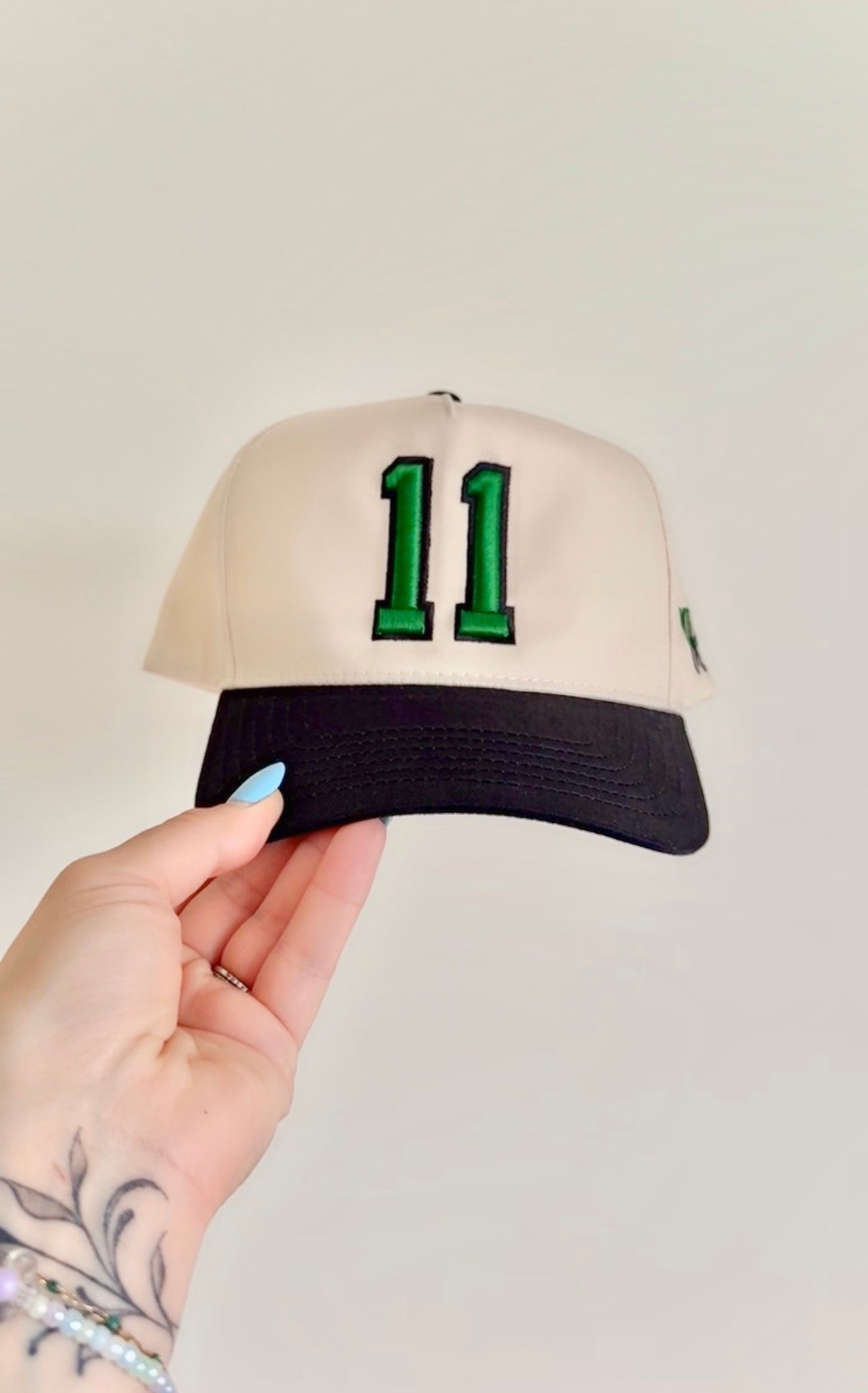 Custom Varsity Number Mom Hat | Embroidered Sports Mom Cap