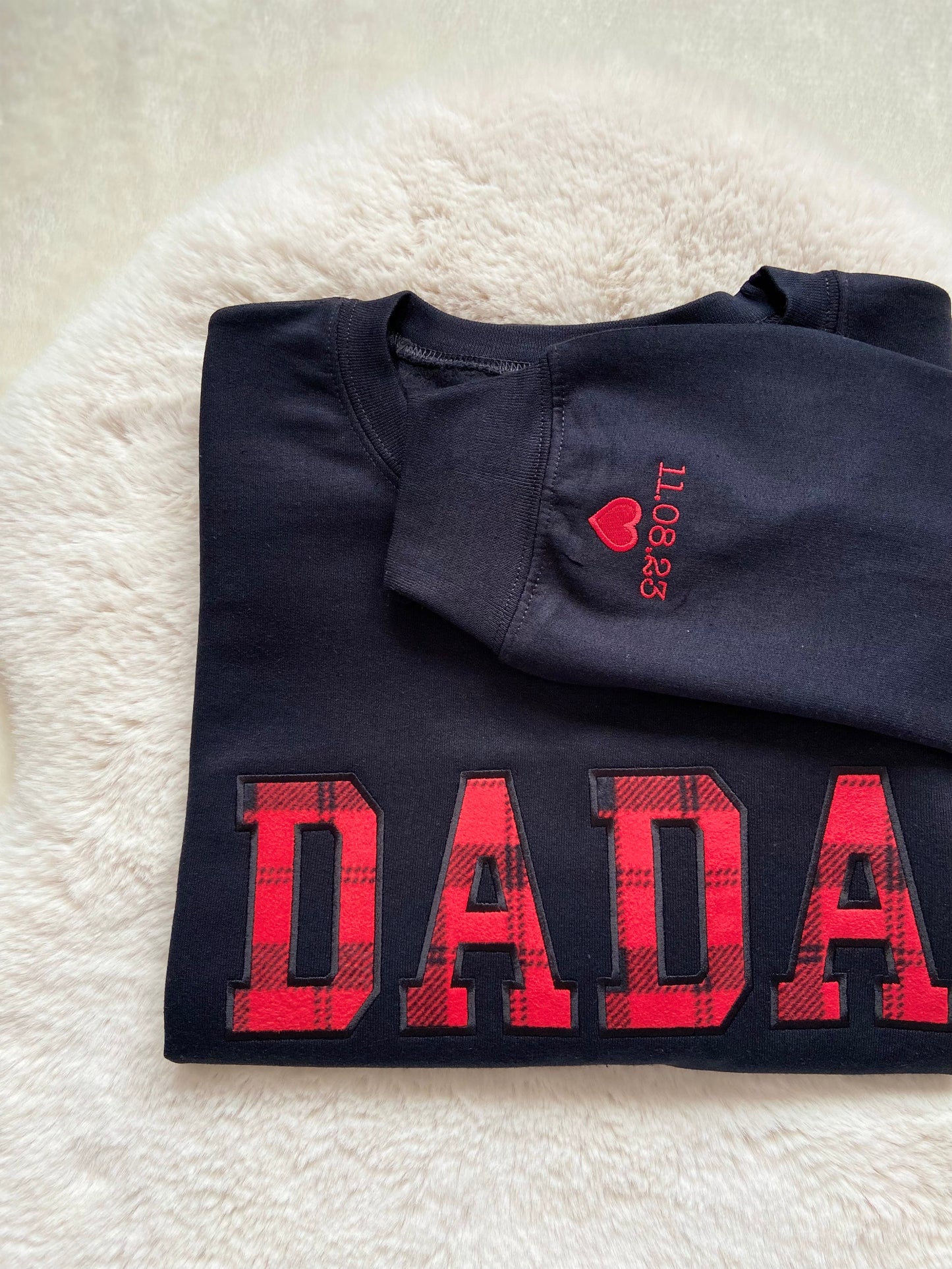 Custom Keepsake Appliqué Embroidered Sweater