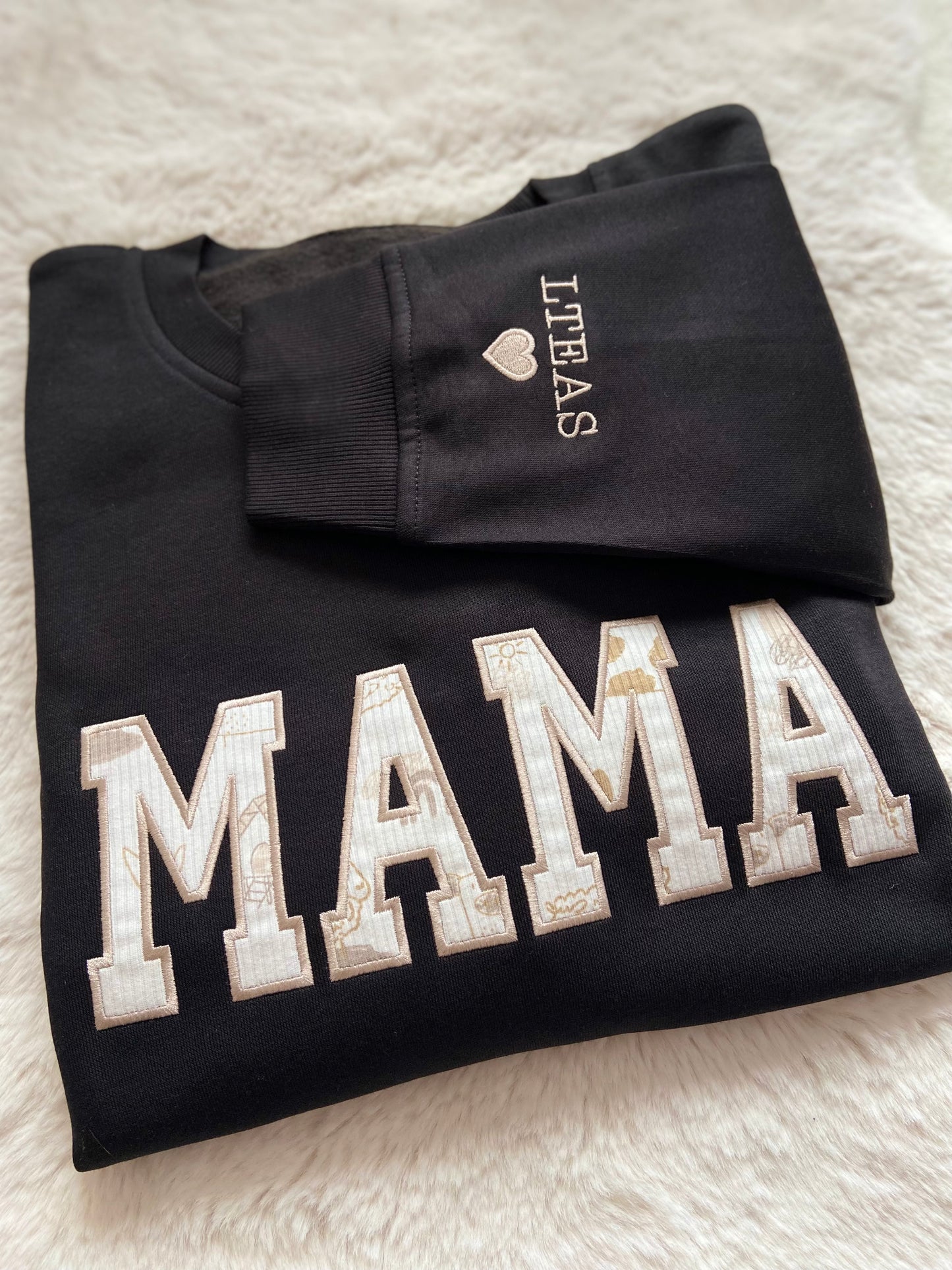 Custom Keepsake Appliqué Embroidered Sweater