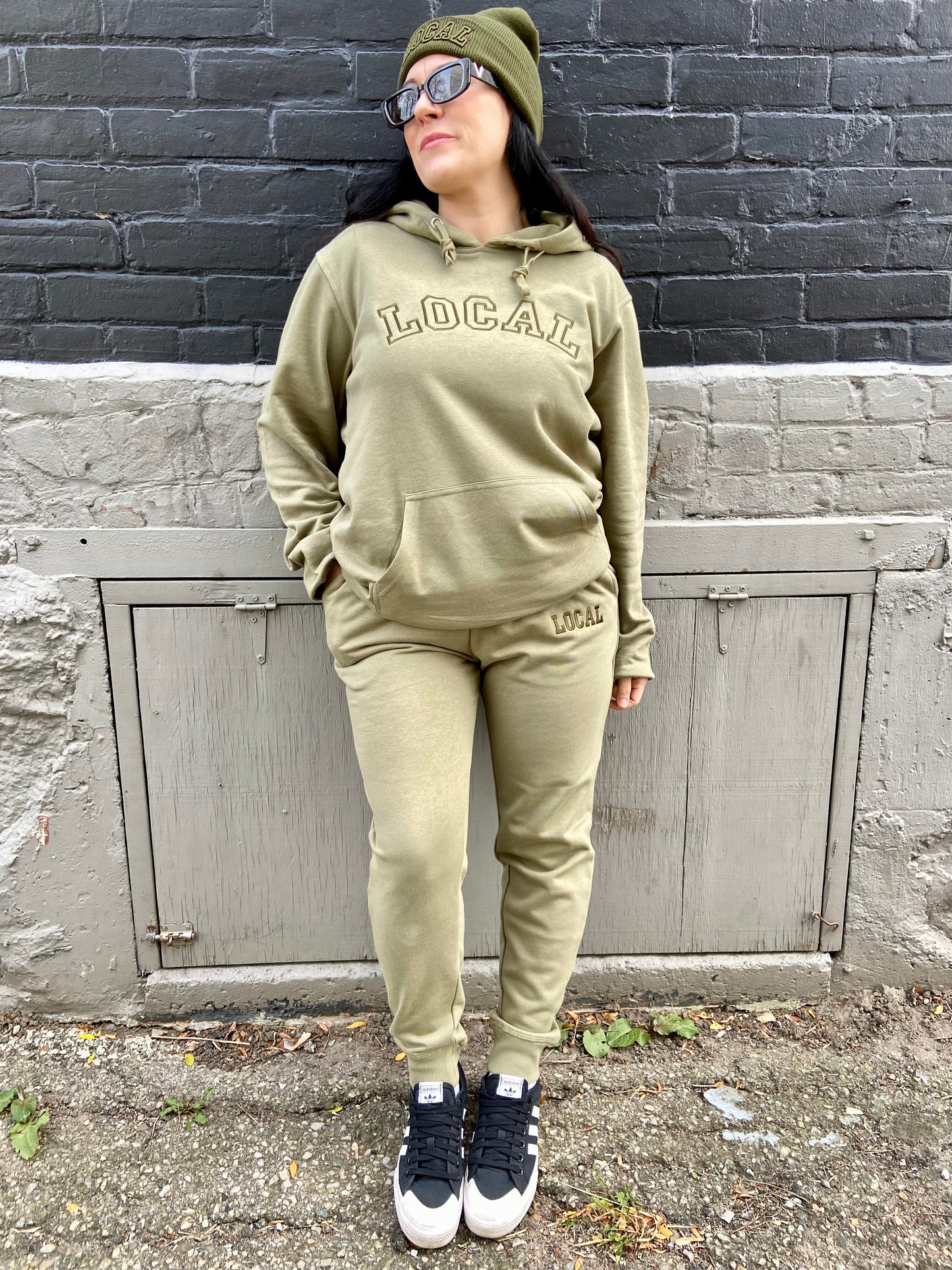 LOCAL Embroidered Track Pants