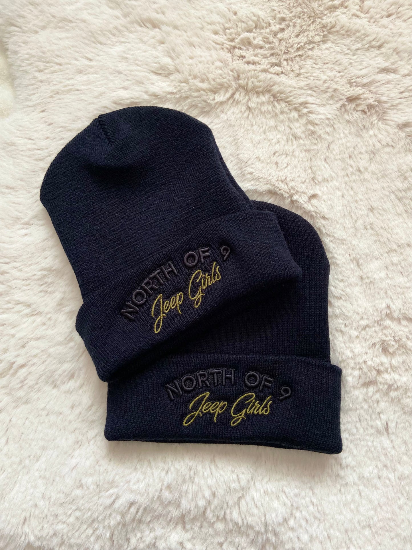 North of 9 Jeep Girls 3D Puff Embroidered Beanie