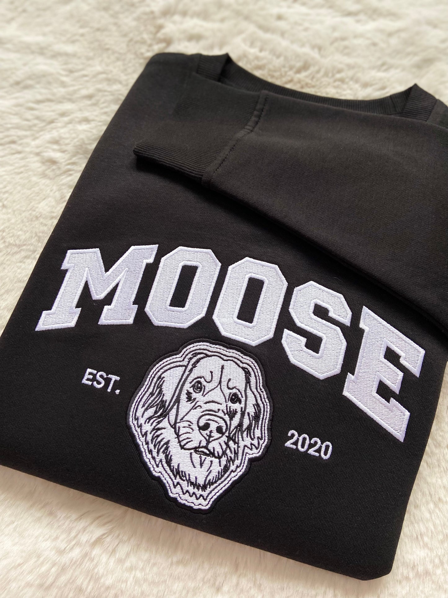 Custom Pet Embroidered Sweatshirt