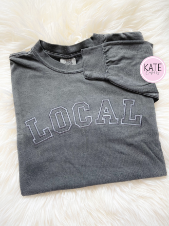LOCAL Embroidered Long Sleeve Tshirt