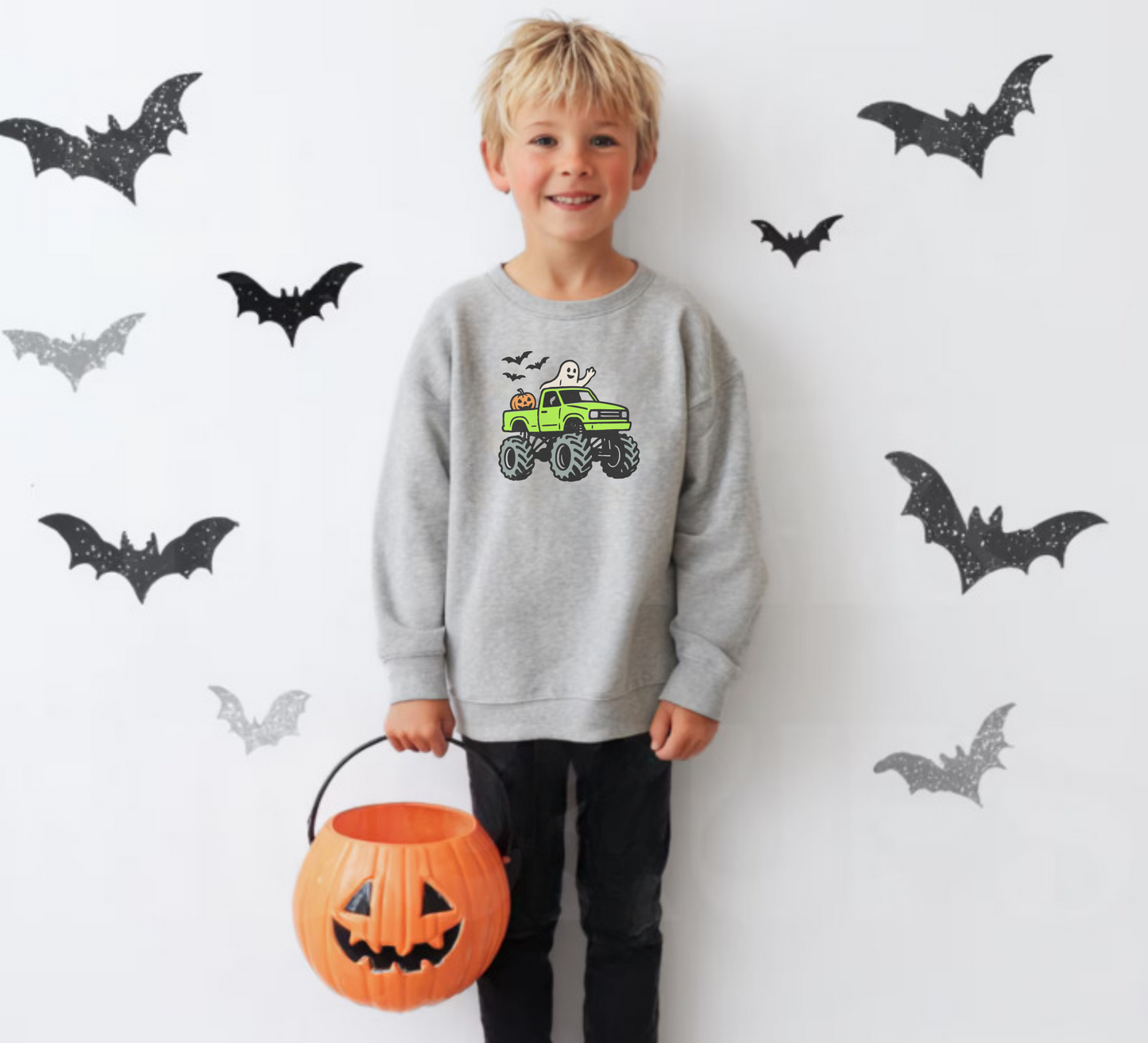Monster Boo Halloween Sweater