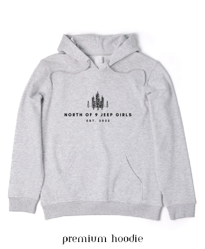 North of 9 Custom Embroidered Hoodie