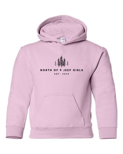 Youth North of 9 Embroidered Hoodie