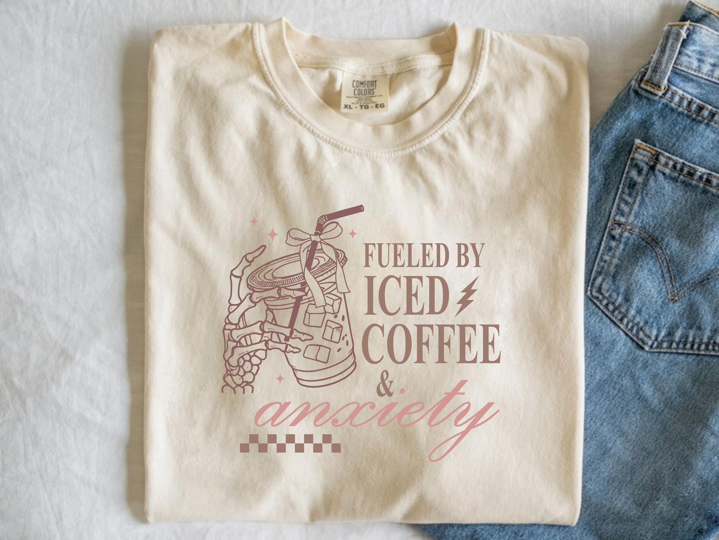 Iced Coffee & Anxiety Tshirt