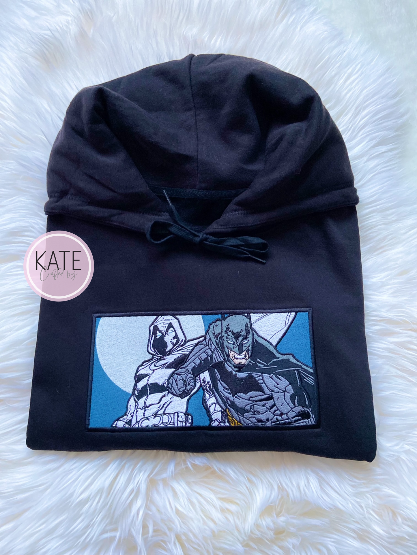 Bat/Knight Embroidered Adult Sweater