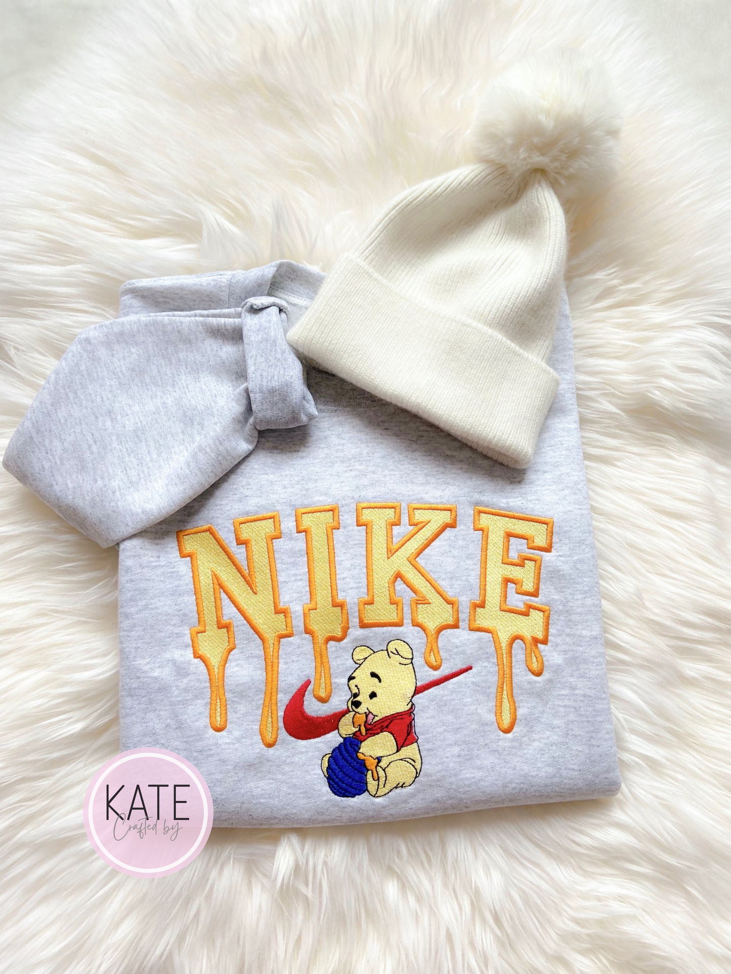 Bear/Donkey Embroidered Adult Sweater