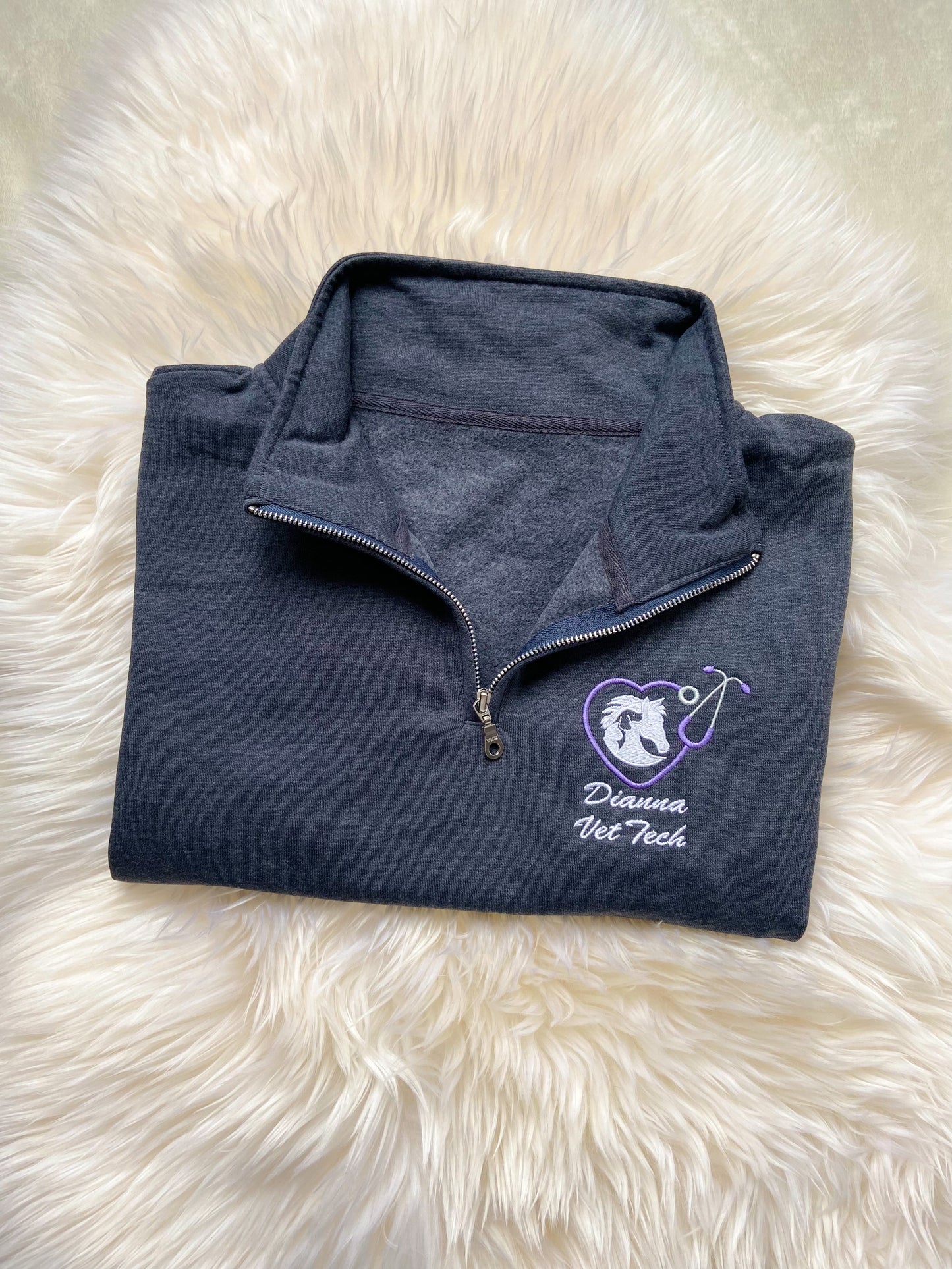 Vet Tech Embroidered Sweater