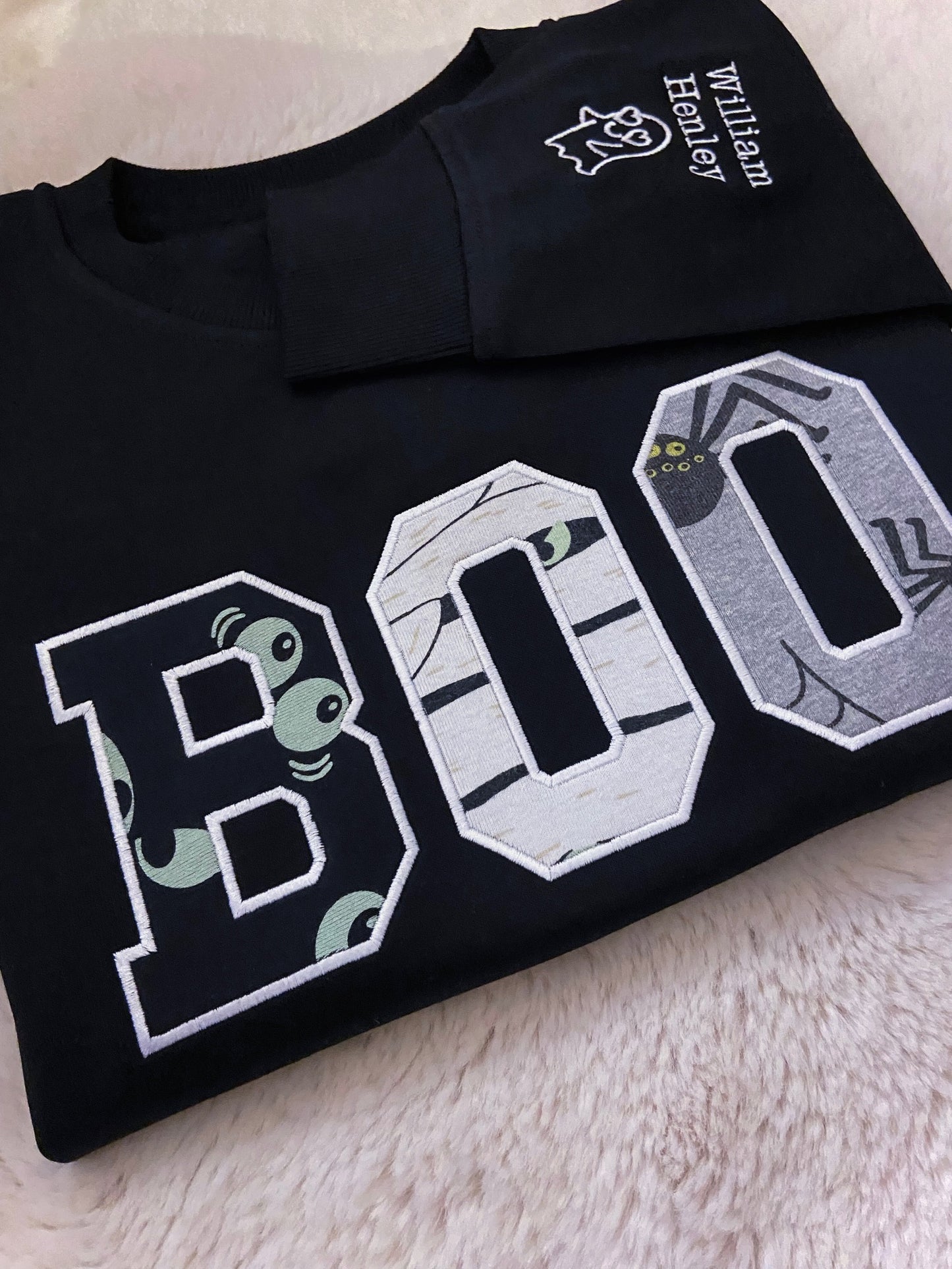 Custom Keepsake Appliqué Embroidered Sweater