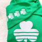 Sporty Shamrock Embroidered Sweatshirt