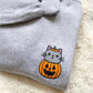 Pumkitty Embroidered Halloween Sweater