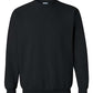Black sweatshirt on a white background