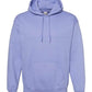 Light blue violet hoodie on a white background