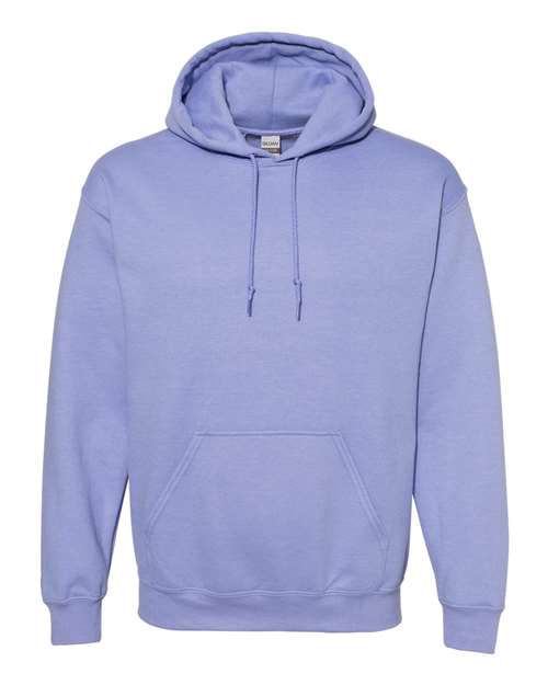 Light blue violet hoodie on a white background