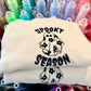RTS Spooky Season Floral Embroidered Sweatshirt