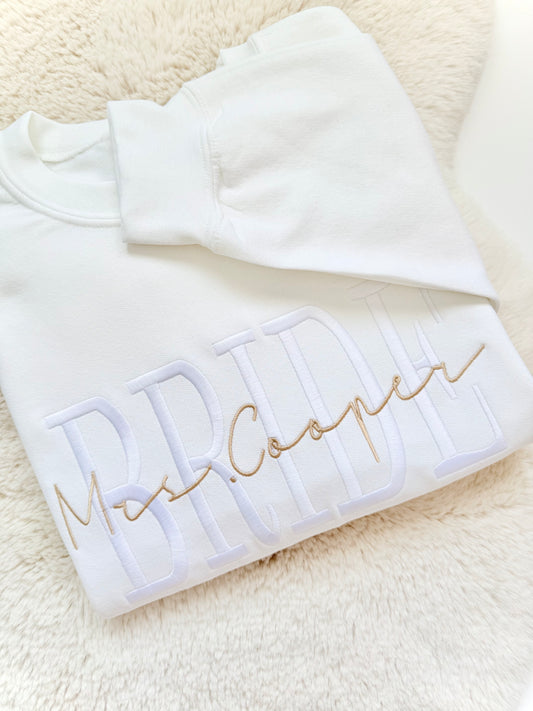 BRIDE Custom Adult Sweater