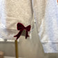 Merry Bow Embroidered Sweater