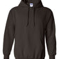 Chocolate brown blank hoodie