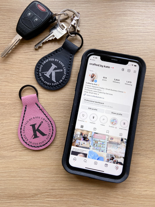 NFC Custom Laser Engraved Keychain