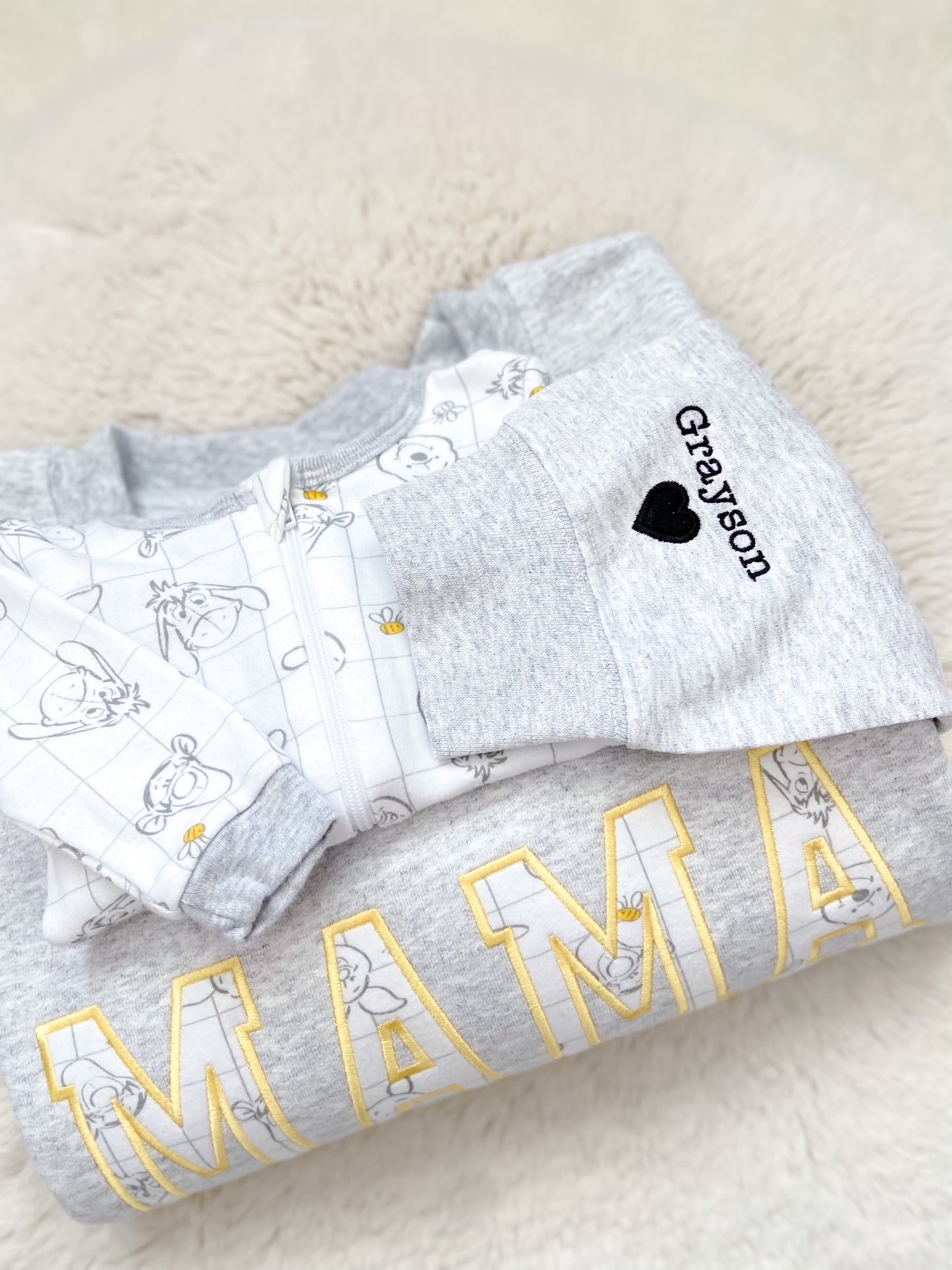 Custom Keepsake Appliqué Embroidered Sweater