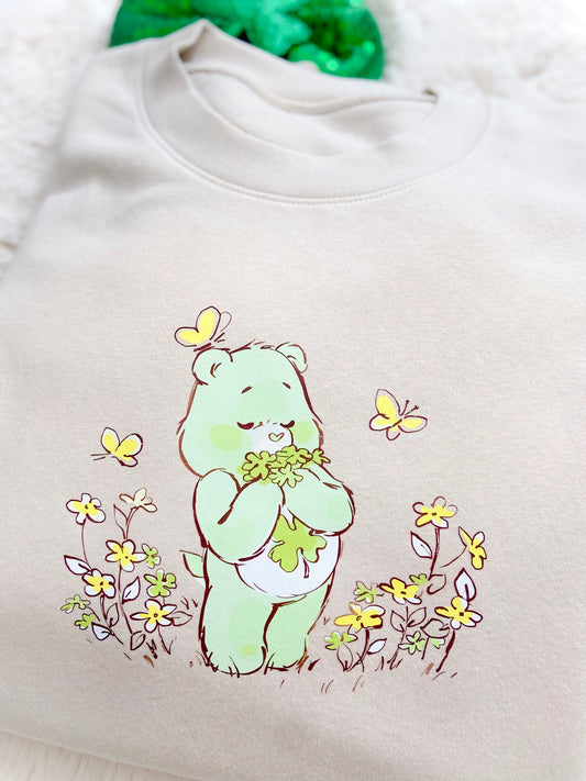 Lucky Bear Clover Sweater