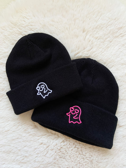 Boo Embroidered Beanie