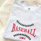 Baseball Mom Embroidered Sweatshirt