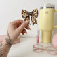 Leopard Coquette Bow Waterproof Sticker