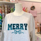 Merry Embroidered Velvet Sweater