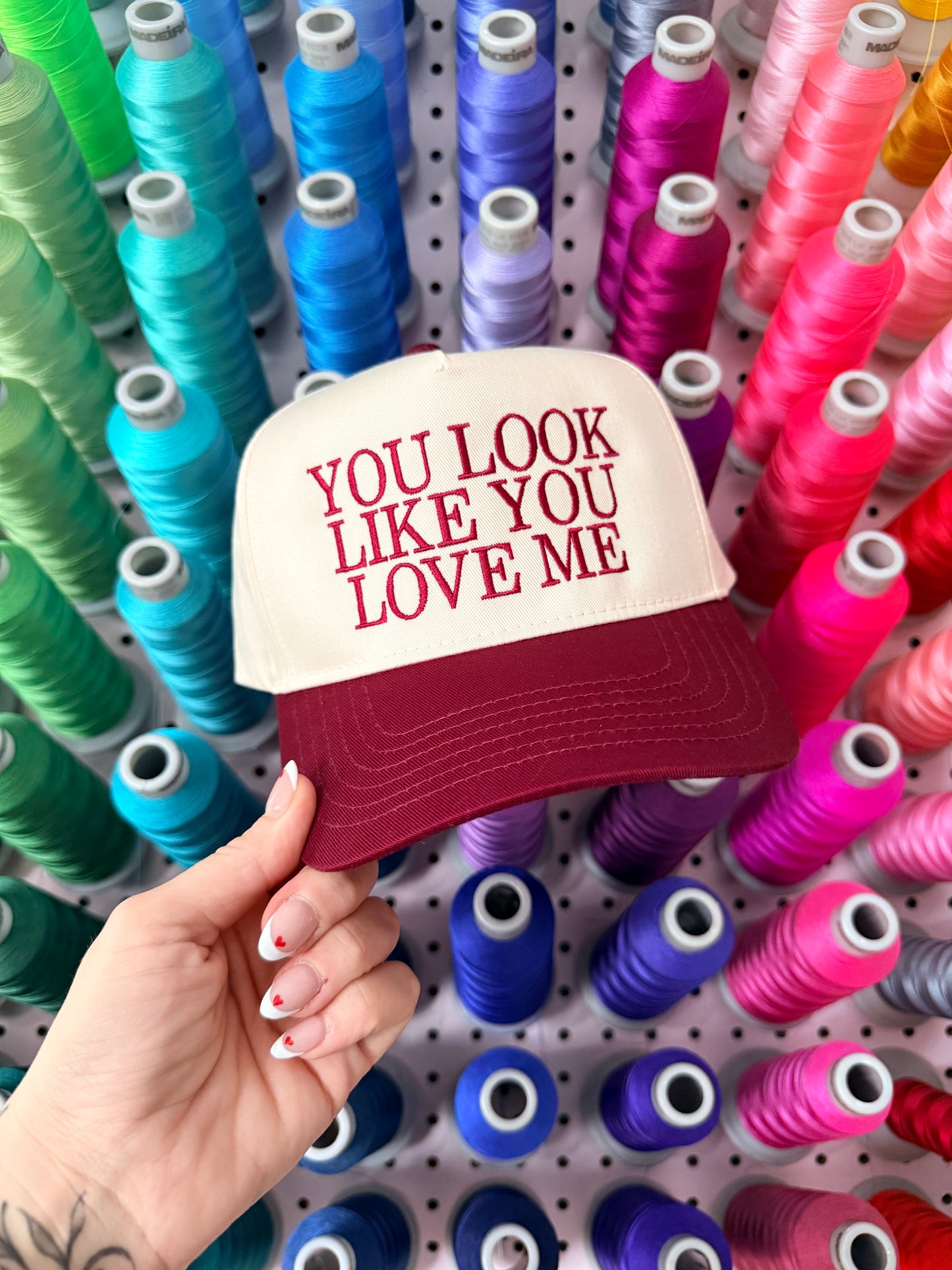 Love Me Embroidered Hat