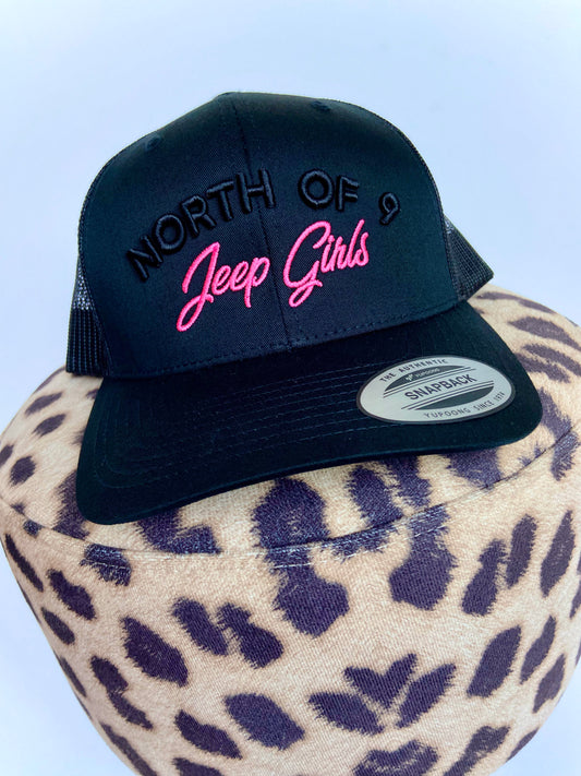 North of 9 Jeep Girls Embroidered Snapback Hat